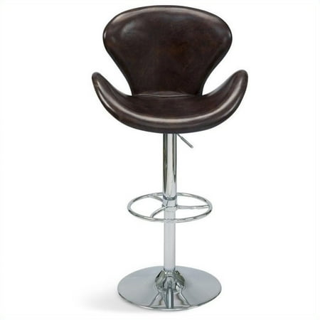 Dining Room Collection Bar Stool - Moe's Home Collection Brighton Adjustable Bar Stool in Brown