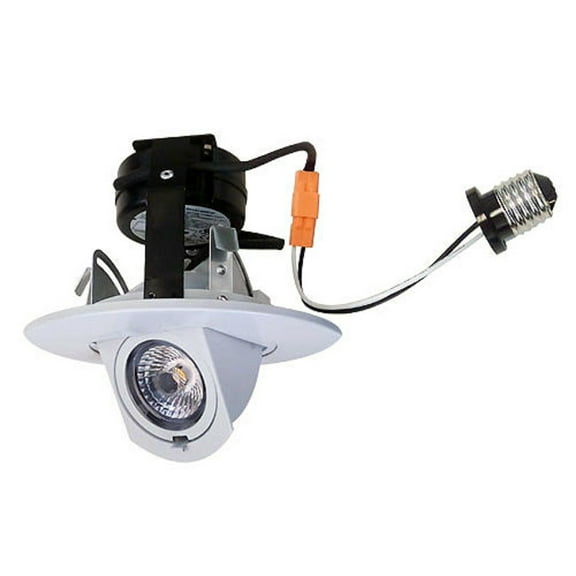 Elco EL49730W 4" Integrated Led Adjustable Recessed Trim - White