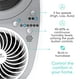 thumbnail image 2 of Humidificador Vornado UH100 ultrasónico con humidificación asistida por ventilador, 2 of 5