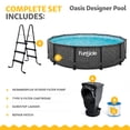 thumbnail image 4 of Funsicle 12' x 36" Oasis Designer Above Ground Pool Set with Pump, Round Frame, 4 of 7