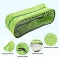 thumbnail image 3 of Uxcell Golf Shoe Bag, Dust Proof Shoe Bags Portable Golf Shoes Organizer, Green 2 Pack, 3 of 5