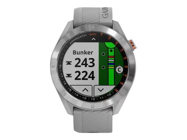 forbrug vasketøj administration Garmin Approach S40 GPS Golf Smartwatch in White - Walmart.com