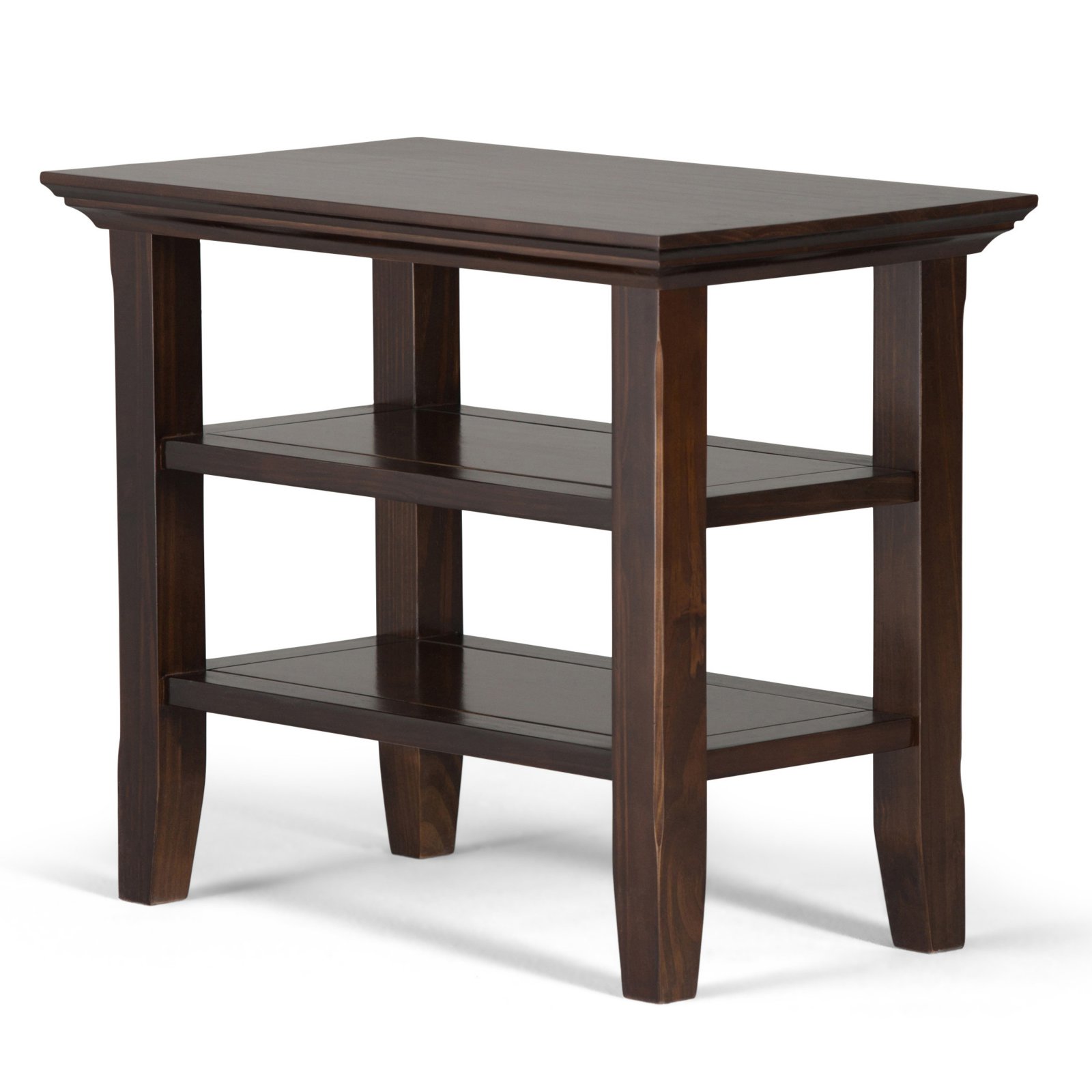 Brooklyn + Max Brunswick Solid Wood Narrow Chair Side Table
