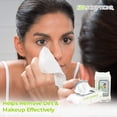 thumbnail image 4 of SpaScriptions Cucumber Makeup Cleansing Wipes Ct., 4 of 7