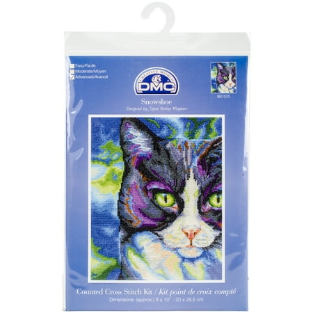 UPC: 0077540652419 | DMC Counted Cross Stitch Kit 8 X10 -Snowshoe (14 Count)