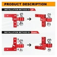 thumbnail image 4 of Trailer Hook Ball Bracket Kit With 2 Inch Ball Trailer Heavy Duty Adjustable Combo For RV Truck Camper Car Caravan Accessories ,Dependable Strength, 4 of 7