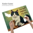 thumbnail image 4 of 500 Piece Jigsaw Puzzle For Adults Funny Tuxedo Cat You Butt Napkins， My Lady Challenging & Fun Adult Puzzle， Unique Artwork， Great Gift Idea, 4 of 7