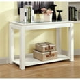 thumbnail image 2 of Kingfisher Lane Engineered Wood/Tempered Glass Console Table in Glossy White, 2 of 6