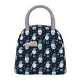 thumbnail image 1 of Fotbe Christmas Gnome blue Bolsa de Almuerzo con Estampado, Lonchera Aislada, Contenedor de Comida Reutilizable Tipo Cooler a Prueba de Fugas, 1 of 6