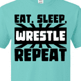 thumbnail image 4 of Inktastic Eat, Sleep, Wrestle, Repeat T-Shirt, 4 of 5