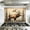 Color 1, variant on Kitchen Backsplash Peel and Stick Wall Murals Vintage Bear Bears Abstract Animal Silhouette Forest Trees Removable Mural 35.4"W x 23.6"H, Oil Proof Vinyl Wallpaper for Fireplace & Behind Stove