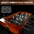 thumbnail image 5 of 56” Allendale Foosball Table Competition Size, Soccer, Brown/Black by Barrington Billiards, 5 of 11