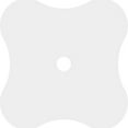 thumbnail image 4 of 38"OD x 4"ID x 13 1/4"C x 1"P Luna Architectural Grade PVC Contemporary Ceiling Medallion, 4 of 11
