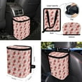 thumbnail image 4 of XYZCANDO Cute Strawberry Car Cushion Cover Steering Wheel Cover Armrest Cover Keychain Lipstick Cover Handbrake Cover Fender Cover Trash Can Seat Belt Cover More Comfortable Driving, 4 of 7