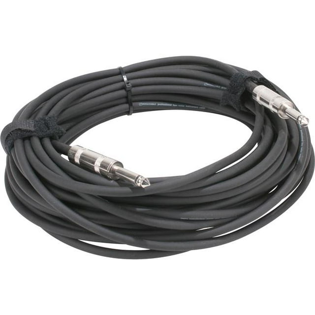 50 ft. 0.25 in. Male to Male Mono Instrument Cable