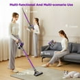 thumbnail image 5 of KANFUAQ Cordless Stick Vacuum Cleaner 38KPA 50Mins 2200mAh Lightweight for Home Pet Hair Carpet Hard Floor, 5 of 12