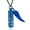 Blue, variant on Paw Print Cylinder with Wing Pendent for Ashes and Chain Pet Cremation Jewelry for Ashes Urn Necklace for Dog Cat Ashes Holder