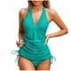 thumbnail image 2 of Traje de baño para mujer, bikini de tirantes sin espalda de color liso para mujer, trajes de baño para mujer, conjuntos de bikini para mujer, trajes de baño de bikini para mujer, 2 of 5