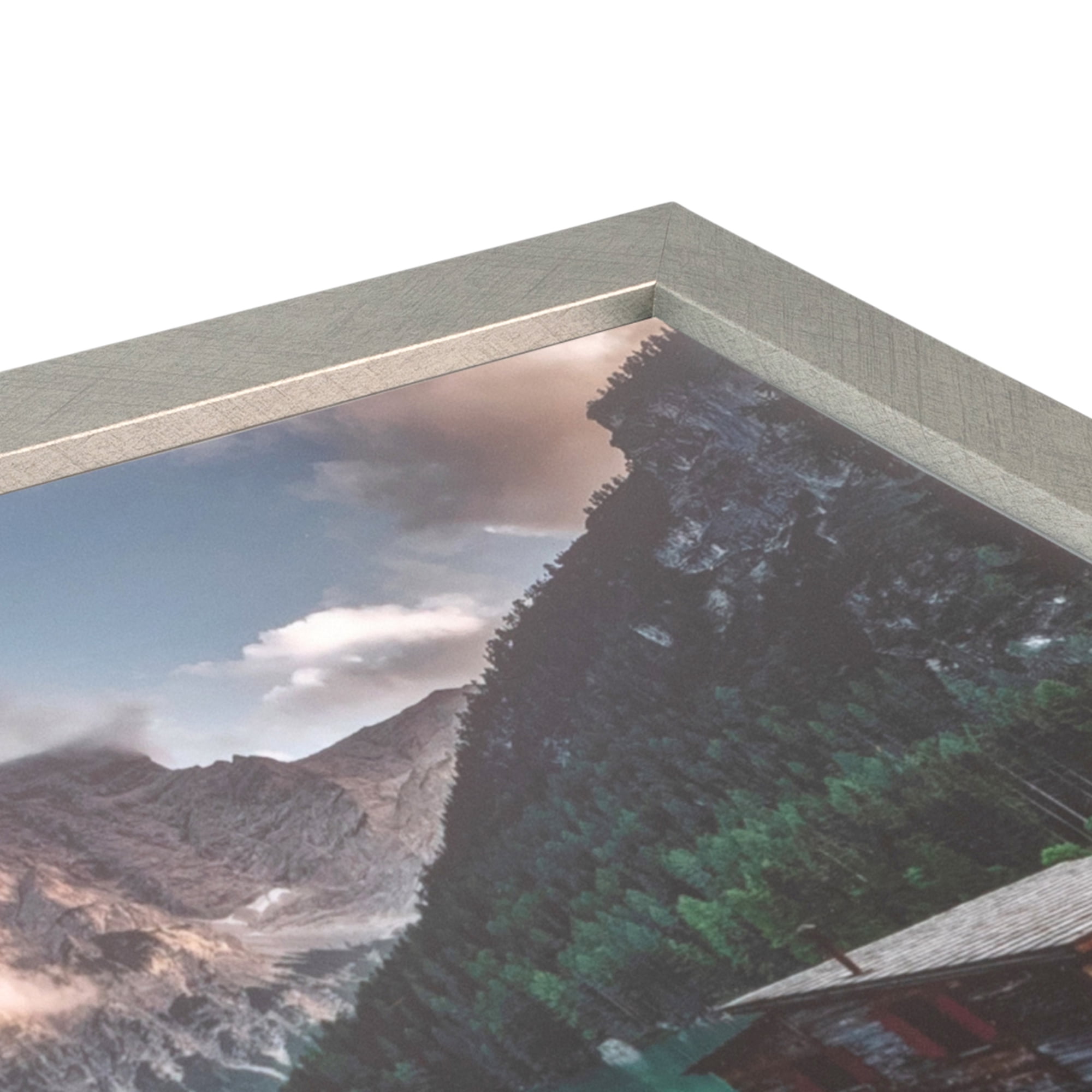 ArtToFrames 10x12 inch Classic Silver Picture Frame, Gray MDF Poster Frame (4499)