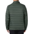 thumbnail image 3 of CHAQUETA PUFFER QUILTED CON CREMALLERA Y CUELLO ALTO PARA HOMBRE INSPIRAR CHIC, COLOR SÓLIDO, TALLA XL, VERDE OSCURO, 3 of 6