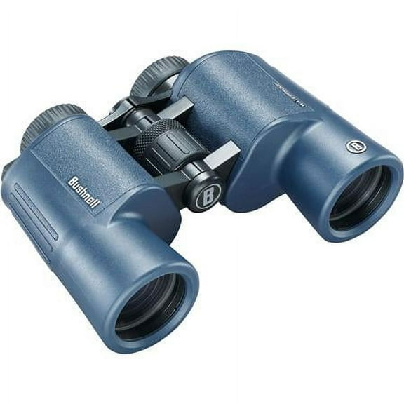Bushnell 10x42mm Dark Blue Porro WP/FP, Twist Up Eyecups, Box 6L