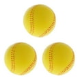 thumbnail image 4 of Guardoinrt Practice Baseball Training Ball Sport Team Softball Game Elastic Match Yellow 7.5cm 3Set, 4 of 6