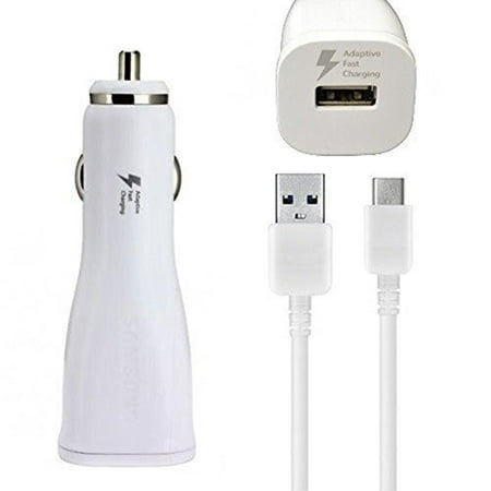 Samsung Galaxy S6 S6 Edge S7 S7 Edge Note 4 Note 5 Fast Charge Car Charger White