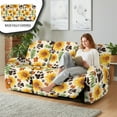 thumbnail image 3 of Xoenoiee Sunflower Paw Maple Leaves Print Stretch Recliner Slipcovers Sofa Cover 8-Piece Lazy Boy Chair Covers Furniture Protector Recliner Chair Cover with Storage Pocket for Living Room, 3 of 7