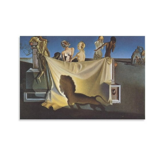 Salvador Dali Impresión Pintura La vejez de Guillermo Tell Decoración del hogar Póster Arte de pared Imagen colgante Impresión Dormitorio Pintura decorativa Pósteres Habitación Estética 12x18