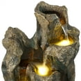 thumbnail image 3 of Alpine Corporation Tree Trunk Fountain with Lights, 3 of 4