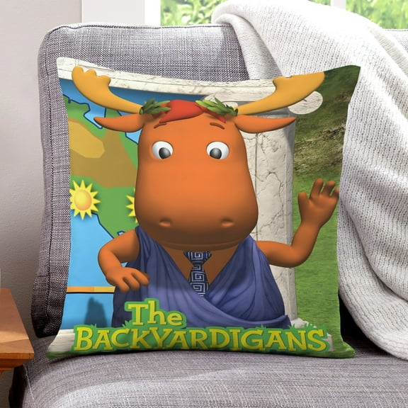 YOUJIANGYUN The Backyardigans-themed plush velvet Pillow Cover Case Gifts Pillowcase Home Decorative Throw Cushion Birthday Present Fans Lover