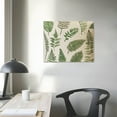 thumbnail image 4 of BCIIG Leaves Fern Canvas Art Print for Living Room Bedroom Office Wall Decor, Ready to Hang, High Resolution Image, Handmade, Waterproof, Tear Resistant, Various Sizes 20x16in, 4 of 6