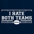 thumbnail image 5 of Wild Bobby I Hate Both Teams Sports Men Graphic T-Shirt, Navy, Large, 5 of 5