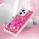 thumbnail image 5 of Funda para Xiaomi Redmi Note 12 Pro 5G con Brillo Líquido Flotante, Purpurina, Parachoques y Anillo Giratorio Soporte, 5 of 5