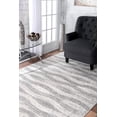 thumbnail image 1 of nuLOOM Tristan Contemporary Area Rug, 8' Square, Grey, 1 of 4