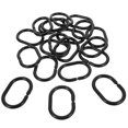 thumbnail image 2 of 20 Pcs Anneaux de Crochets de Rideau de Douche Anneau de Rideau de Douche en Plastique Crochets de Rideau de Douche, 2 of 2
