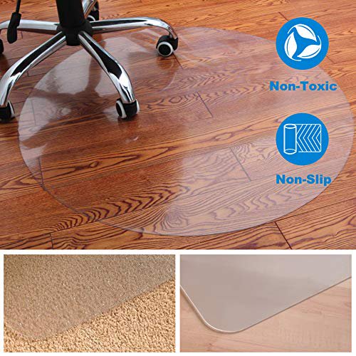 Home Cal Carpet Chair Mat Clear Non-slip Desk Floor Mat for Home Office
