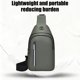 thumbnail image 5 of Bolso de pecho | Bolso bandolera pequeño para viajes, deportes y hombro | Mochila ligera y compacta de poliéster repelente al agua | Correas ajustables y panel trasero transpirable | Para ir al, 5 of 6