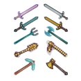 thumbnail image 1 of Set de armas inflables Mkork&FZSX Blow up Sword Axe Pickaxe, 1 of 4