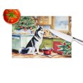 thumbnail image 4 of Siberian Husky Christmas Cookies Glass Cutting Board, 4 of 5