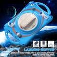 thumbnail image 7 of K-Lion Rugged Case for iPad 6th/5th Gen/Pro 9.7" (2018/2017/2016) Kids Case 3D Astronaut Heavy Duty with Kickstand Wristband Rotating Handstrap Handle Grip Shockproof Cover for iPad 9.7",Blue, 7 of 7
