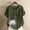Army Green, variant on QUNYINEY Casual Women's Tops Crew Neck Floral Short Sleeve Shirts Loose Linen Pullover Button Tops