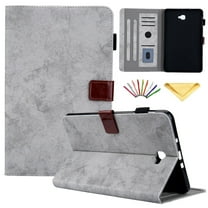 Galaxy Tab A 10.1 Case 2016, Dteck Stand Folio Case Cover For Samsung Galaxy Tab A 10.1" SM-T580 T585 T587 (NO S Pen Version), with Multiple Viewing Angles, Built-in Card Slots, Gray