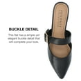 thumbnail image 2 of Journee Collection Womens Shaella Tru Comfort Foam Mules Slip On Pointed Toe Flats, 2 of 6