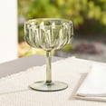 thumbnail image 4 of Better Homes & Gardens 4-Piece 13-Ounce Tritan Plastic Coupe Glass Set, Green, 4 of 8