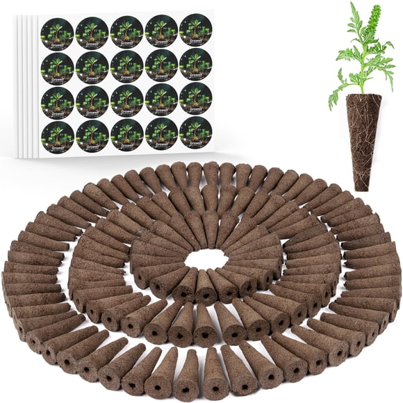 Kit de cápsulas hidropónicas Growell, 240 unidades, con esponjas de cultivo y etiquetas