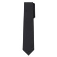 thumbnail image 2 of Jacob Alexander Men's Tone on Tone Herringbone Regular Length Neck Tie - Black, 2 of 5