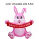 thumbnail image 3 of Cestas De Conejo De Pascua Paquete de 5 bolsas de Pascua con orejas bolsas de caza de conejo decoraciones de fiesta para niños Sywqhk Libre de BPA, 3 of 7