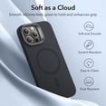 thumbnail image 3 of Funda de teléfono ESR MagSafe de silicona con soporte para iPhone 15 Pro Max, 3 of 9