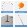 thumbnail image 3 of Table Tennis Training Device Table Tennis Rebound Trainer with Elastic Soft Shaft Self Training Table Tennis Table Tennis Practice Set, 3 of 7